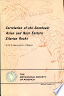 Correlation of the Southeast Asian and Near Eastern Silurian rocks /