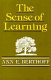 The sense of learning /