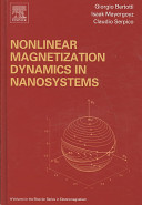 Nonlinear magnetization dynamics in nanosystems /