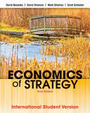 Economics of strategy /