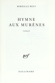 Hymne aux murènes : roman /