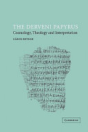 The Derveni papyrus : cosmology, theology, and interpretation /