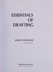 Essentials of drafting /
