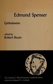 Edmund Spenser: Epithalamion /