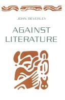 Against literature /