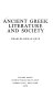 Ancient Greek literature and society /