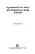 Agricultural price policy and production in India, 1956-90 /