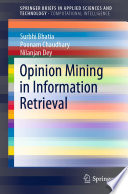 Opinion Mining in Information Retrieval /