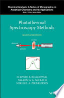 Photothermal spectroscopy methods /