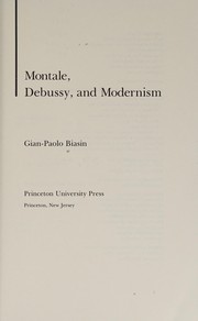 Montale, Debussey, and modernism /