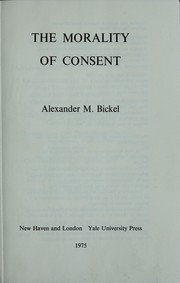 The morality of consent /
