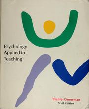 Psychology applied to teaching /