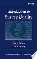 Introduction to survey quality /