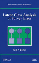 Latent class analysis of survey error /
