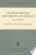 Transcendental Arguments and Science : Essays in Epistemology /
