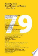 Seventy-nine short essays on design /