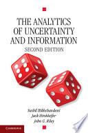 The analytics of uncertainty and information /