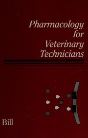 Pharmacology for veterinary technicians /