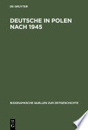 Deutsche in Polen nach 1945.