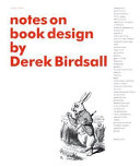Notes on book design /