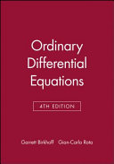 Ordinary differential equations /