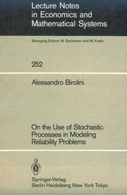 On the use of stochastic processes in modeling reliability problems /