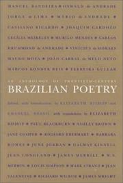 An anthology of twentieth-century Brazilian poetry /