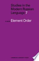 Element order /