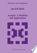 Analytic D-modules and applications /