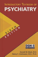 Introductory textbook of psychiatry /