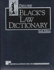 Black's law dictionary : definitions of the terms and phrases of American and English jurisprudence, ancient and modern /