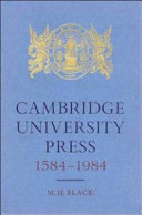 Cambridge University Press, 1584-1984 /