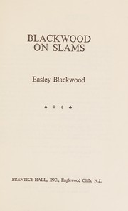 Blackwood on slams.