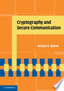 Cryptography and secure communication /