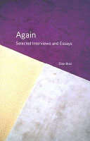 Again : selected interviews and essays /
