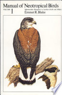 Manual of neotropical birds /