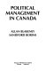 Political management in Canada /