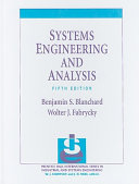 Systems engineering and analysis /