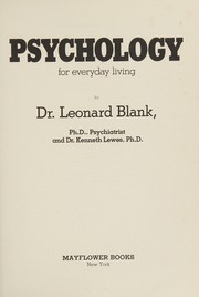 Psychology for everyday living /