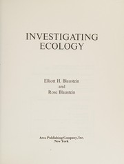 Investigating ecology /