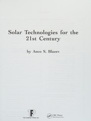 Solar technologies for the 21st century /