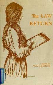 The law of return : a novel /