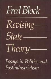 Revising state theory : essays in politics and postindustrialism /