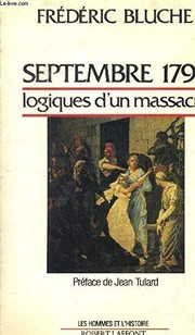 Septembre 1792, logiques d'un massacre /