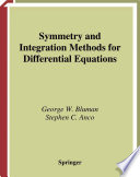 Symmetry and integration methods for differential equations /