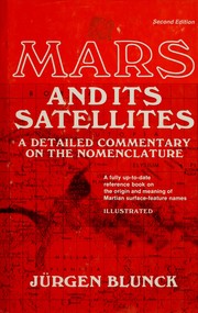Mars and its satellites : a detailed commentary on the nomenclature /