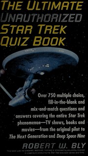 The ultimate unauthorized Star trek quiz book /