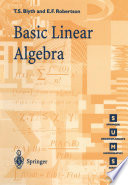 Basic linear algebra /