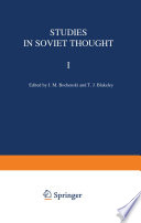 Studies in Soviet Thought /