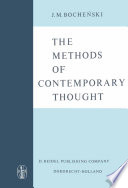 The methods of contemporary thought /